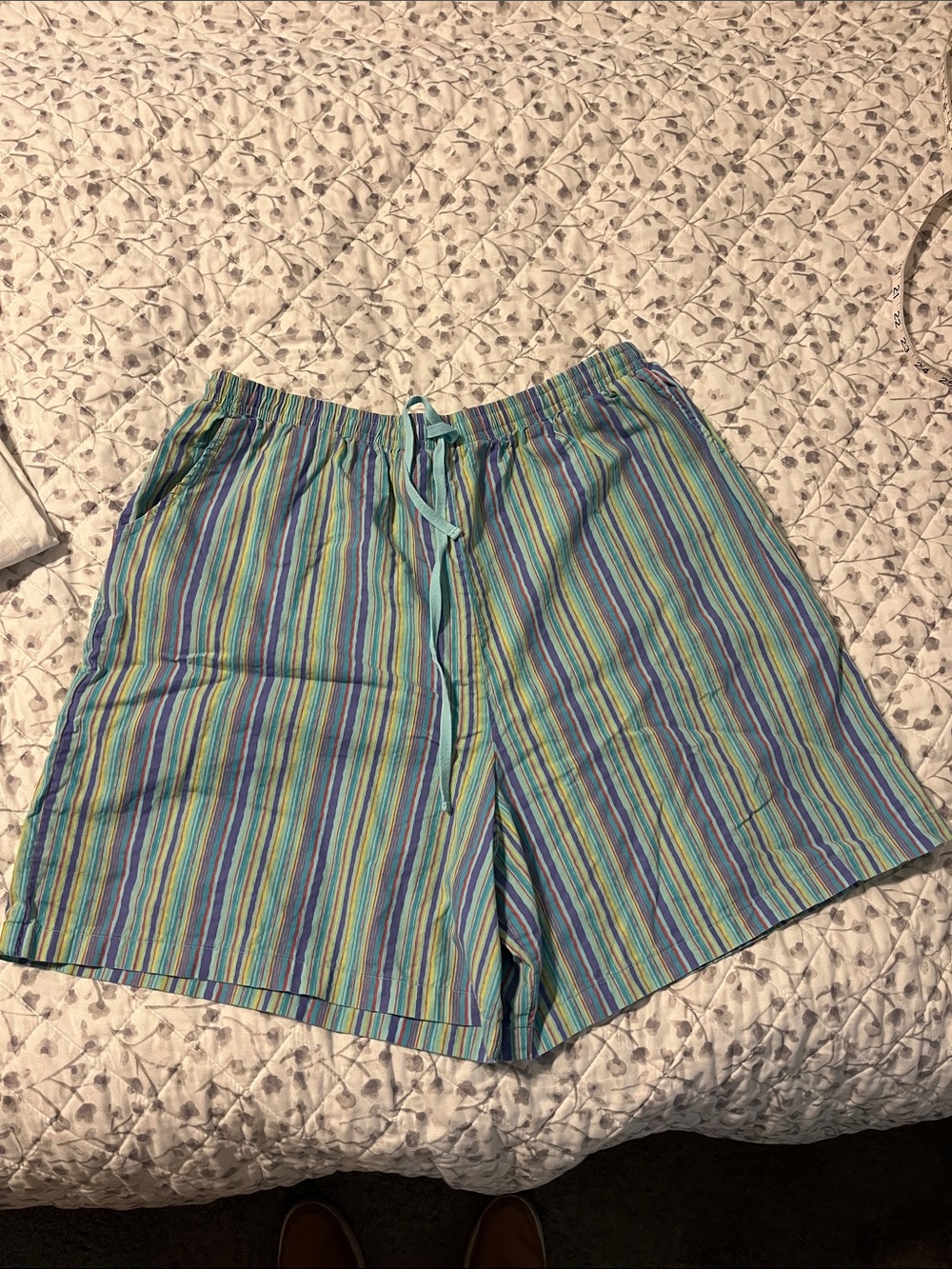 fresh produce Multicolor Striped Drawstring Women’s Shorts